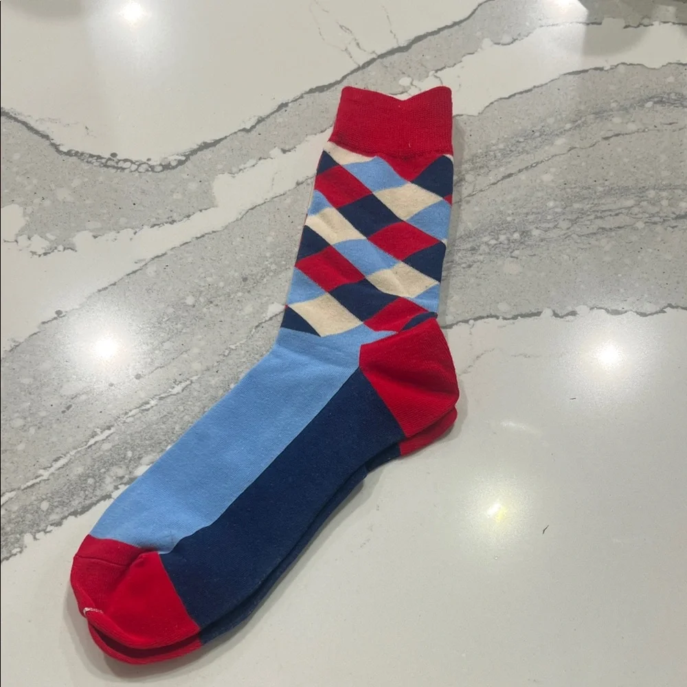Colorful‎ Argyle Men's Sock